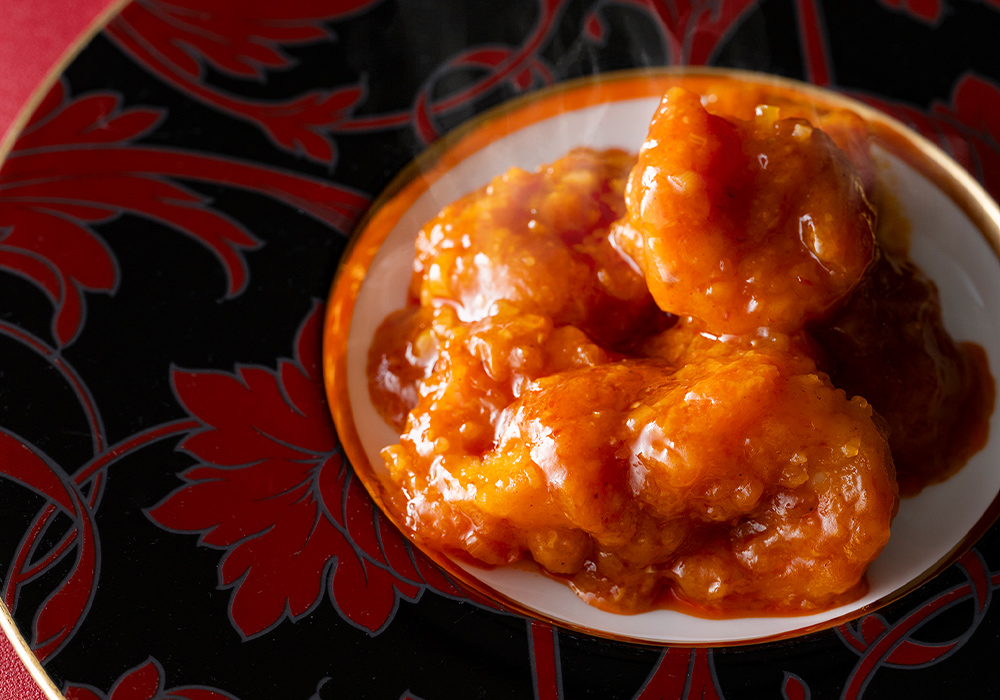 弾力大海老のチリソース煮