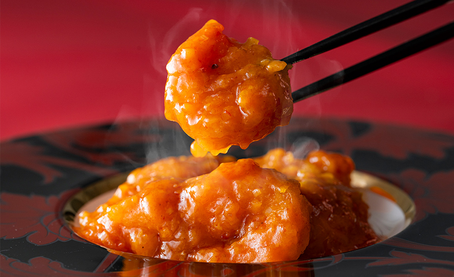 弾力大海老のチリソース煮