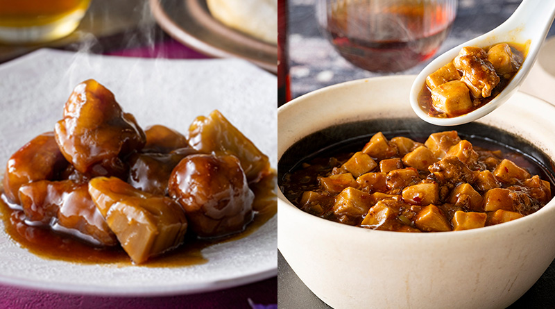 たっぷり酢豚＆麻婆豆腐