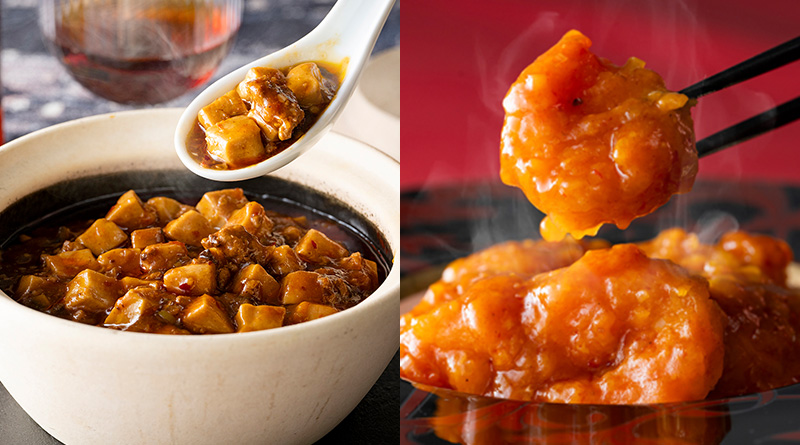 たっぷり麻婆豆腐＆海老チリ