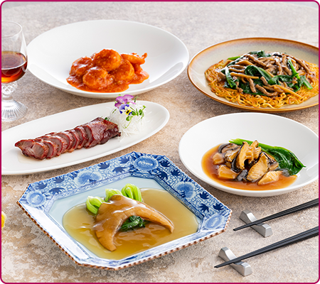 フカヒレと鮑の華やぎ中華　五福の膳