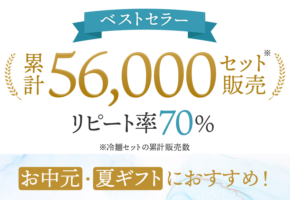 累計56,000セット販売！リピート率70%のベストセラー商品